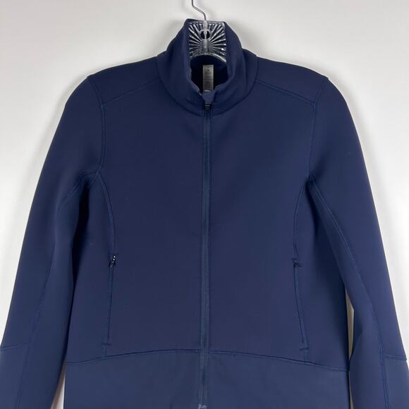 Lululemon Cardio Squad Jacket Midnight Blue Running Walking Women’s Size 4 - Picture 5 of 11